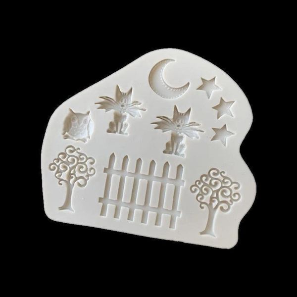 moon stars owl civet cats tree fence at night modeling silica gel mould search sugar cake clay clay mould
moon stars owl civet cats tree fence at night modeling silica gel mould search sugar cake clay clay mould