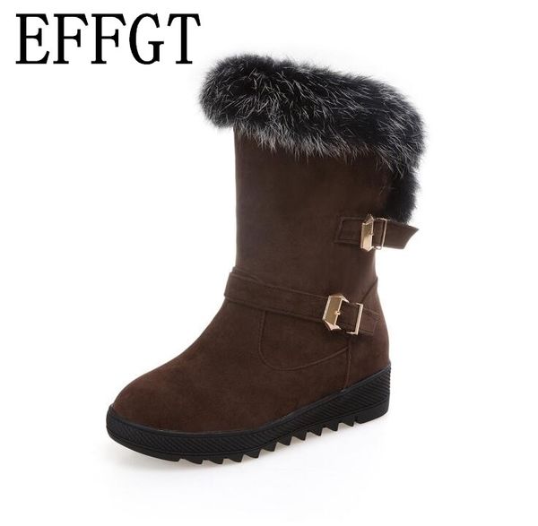 effgt 2018 size 35-43 fashion buckle warm snow boots wedges woman winter shoes boots women fur suede shoes h814, Black
effgt 2018 size 35-43 fashion buckle warm snow boots wedges woman winter shoes boots women fur suede shoes h814, Black