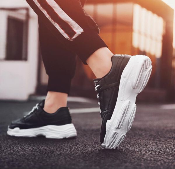 autumn sports korean version of the trend of wild leisure port wind bf old shoes, Black
autumn sports korean version of the trend of wild leisure port wind bf old shoes, Black