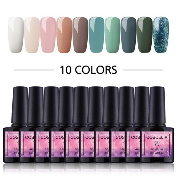 coscelia 6/10 pcs gel nail polish set for nail extension kit art gel uv polish varnish design acrylic manicure set
coscelia 6/10 pcs gel nail polish set for nail extension kit art gel uv polish varnish design acrylic manicure set
