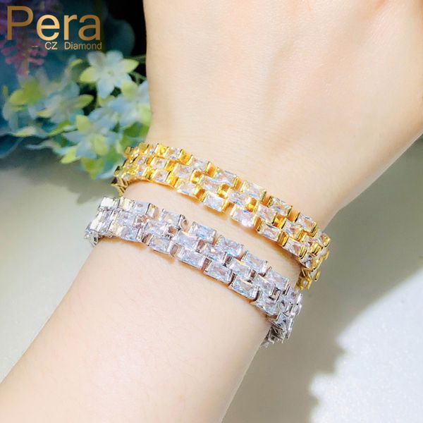 pera elegant sparkling white cubic zirconia princess cut big wide yellow gold bangle bracelets for women party jewelry br127, Black
pera elegant sparkling white cubic zirconia princess cut big wide yellow gold bangle bracelets for women party jewelry br127, Black