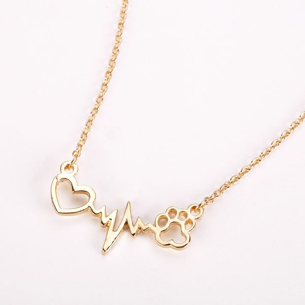 fashion cute pets dogs footprints heart love chain pendant necklace necklaces & pendants jewelry for women statment necklace, Silver
fashion cute pets dogs footprints heart love chain pendant necklace necklaces & pendants jewelry for women statment necklace, Silver