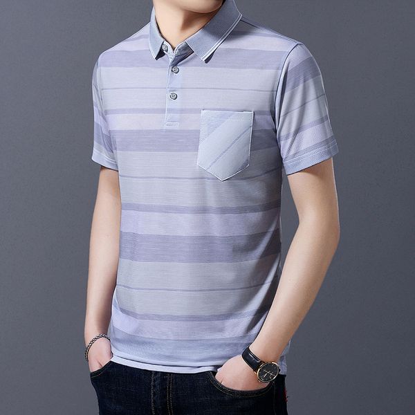 2020 new summer brand striped mens shirts short sleeve casual turn down collar fashion quality men clothes, White;black
2020 new summer brand striped mens shirts short sleeve casual turn down collar fashion quality men clothes, White;black