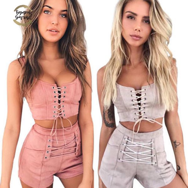 piece 2 set women tracksuit women crop set bandage outfits women clothes tank + pants shorts, Gray
piece 2 set women tracksuit women crop set bandage outfits women clothes tank + pants shorts, Gray