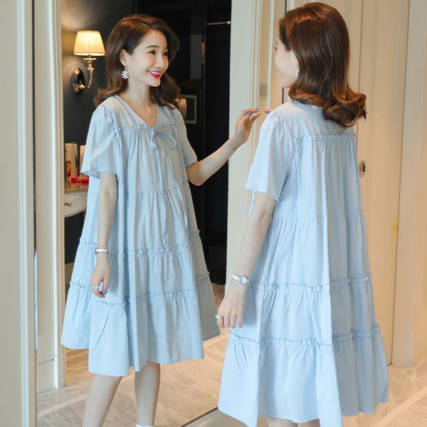 make the pregnant woman han edition maternity clothes loose cotton maternity web celebrity doll big yards dress, White
make the pregnant woman han edition maternity clothes loose cotton maternity web celebrity doll big yards dress, White