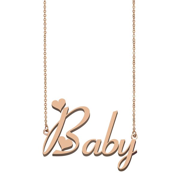 baby name necklace pendant for women girls birthday gift custom nameplate children friends jewelry 18k gold plated stainless steel, Silver
baby name necklace pendant for women girls birthday gift custom nameplate children friends jewelry 18k gold plated stainless steel, Silver