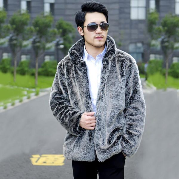 artificial fur coat 2019 men winter fluffy faux fur coat men mandarin collar jacket coats casaco plus size clothing, Black
artificial fur coat 2019 men winter fluffy faux fur coat men mandarin collar jacket coats casaco plus size clothing, Black