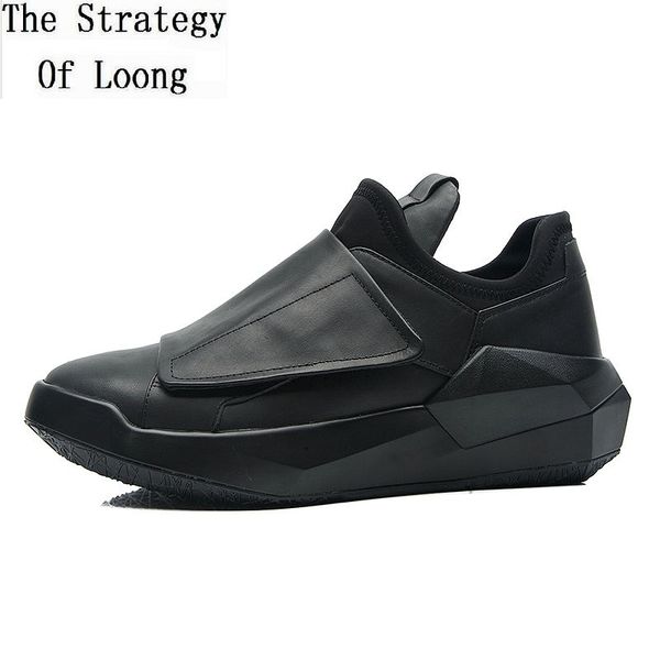 spring autumn british style men genuine leather hook&loop board shoes male height increasing lazy casual sneaker shoes 200111, Black
spring autumn british style men genuine leather hook&loop board shoes male height increasing lazy casual sneaker shoes 200111, Black
