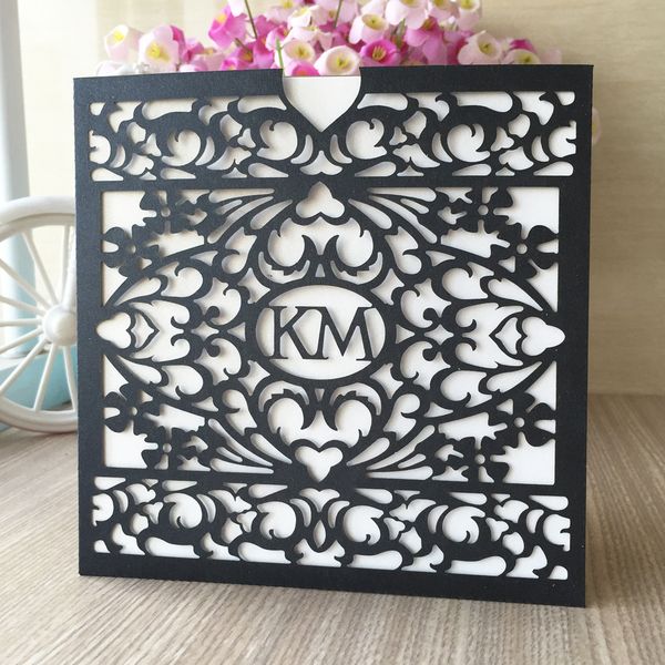100pcs / lot wedding invitations cards envelope flame pattern design with hollow laser cut birthday party ceremony invitations, Black
100pcs / lot wedding invitations cards envelope flame pattern design with hollow laser cut birthday party ceremony invitations, Black