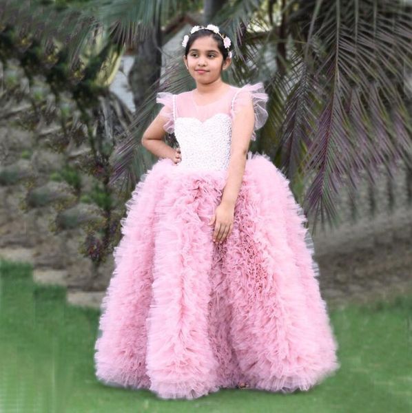 gorgeous jewel neck flower girls dresses pearls ruffle tulle birthday dresses girls pageant gowns custom made, Red;yellow
gorgeous jewel neck flower girls dresses pearls ruffle tulle birthday dresses girls pageant gowns custom made, Red;yellow