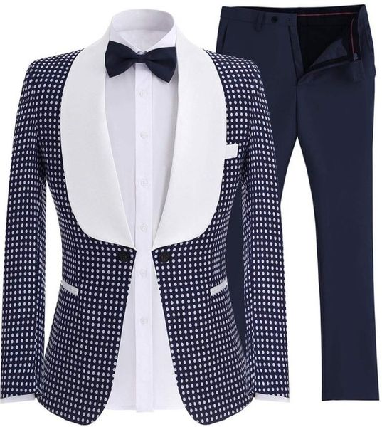 fashion dot pattern jacket suit dinner dress tuxedo men casual style daily costume homme suit business men's (coat + pants), White;black
fashion dot pattern jacket suit dinner dress tuxedo men casual style daily costume homme suit business men's (coat + pants), White;black