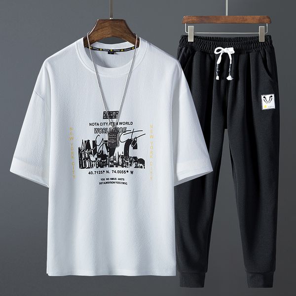 tracksuit male 2020 men clothing sportswear set fitness summer men trousers + t shirt men's suit 2 pieces sets plus size 4xl, Gray
tracksuit male 2020 men clothing sportswear set fitness summer men trousers + t shirt men's suit 2 pieces sets plus size 4xl, Gray