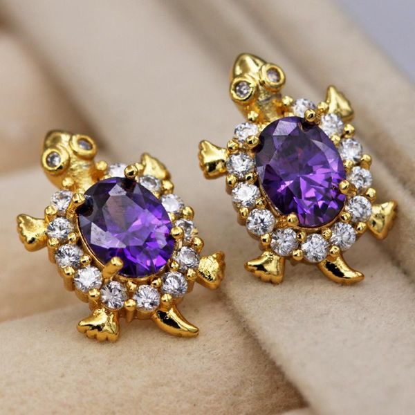 rlopay fashion women's earrings jewelry gold stone crystal purple zircon gold earring for women luxury stud earrings for gift, Golden;silver
rlopay fashion women's earrings jewelry gold stone crystal purple zircon gold earring for women luxury stud earrings for gift, Golden;silver