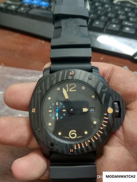 pannai automatic movement watch men carbotech black dial rubber band ng, Slivery;brown
pannai automatic movement watch men carbotech black dial rubber band ng, Slivery;brown