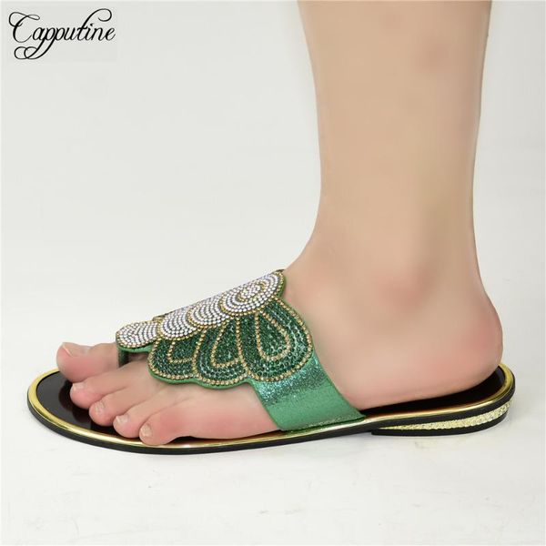 amazing green african lower heel slippers shoes with rhinestones for wedding/party 88-23,heel height 2cm, Black
amazing green african lower heel slippers shoes with rhinestones for wedding/party 88-23,heel height 2cm, Black