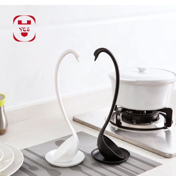 new elegant swan self-stand soup spoon with base plate perfect curve cygnet scoop cute ladle kitchen cooking tool white black
new elegant swan self-stand soup spoon with base plate perfect curve cygnet scoop cute ladle kitchen cooking tool white black