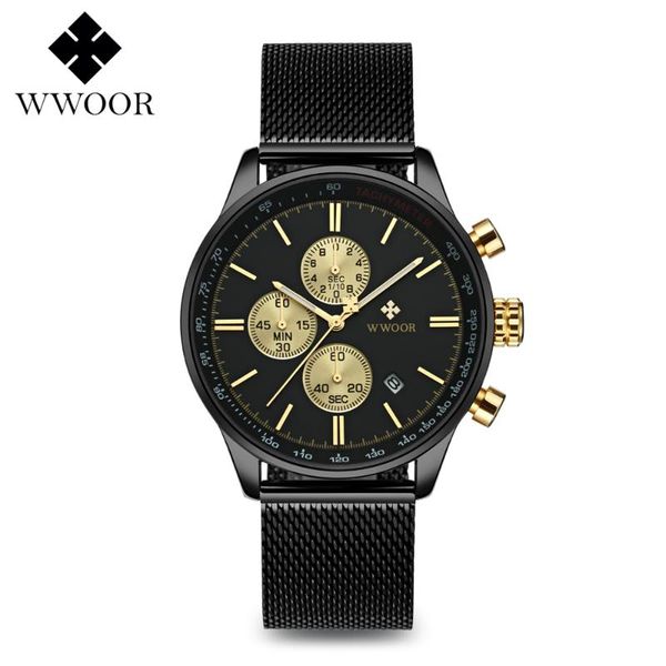 wwoor fashion simple mens watches business mesh quartz clock male chronograph sports watch men relogio masculino, Slivery;brown
wwoor fashion simple mens watches business mesh quartz clock male chronograph sports watch men relogio masculino, Slivery;brown