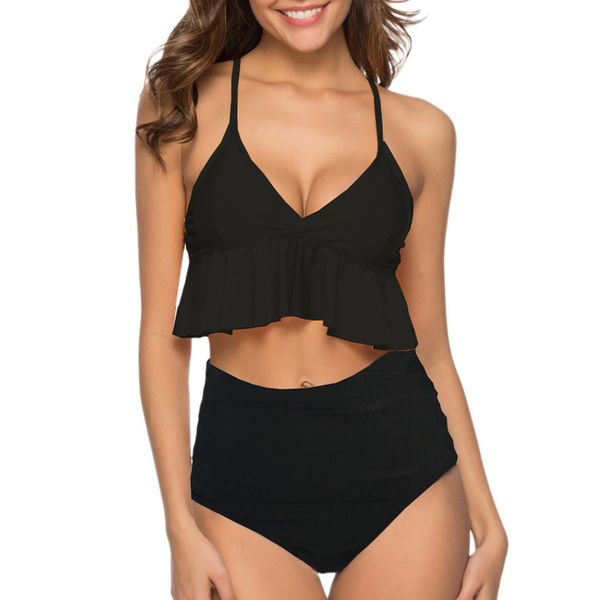 women's swimming suit 2019 women two pieces bathing suits ruffled with high waisted bottom bikini set bathing suit women@5
women's swimming suit 2019 women two pieces bathing suits ruffled with high waisted bottom bikini set bathing suit women@5