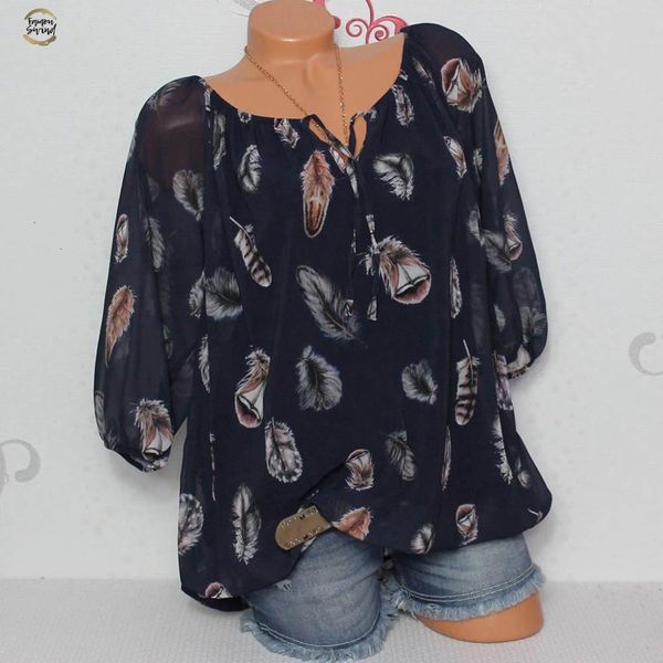 plus size chiffon blouse women fashion half sleeve feather print big size tunic v neck blouse and shirt blusa, White
plus size chiffon blouse women fashion half sleeve feather print big size tunic v neck blouse and shirt blusa, White