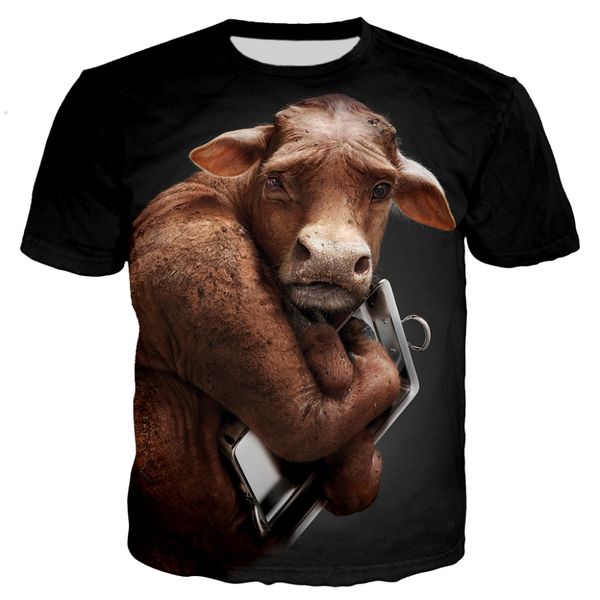plus size popular novelty animal pig dog cow series t shirt men women 3d print harajuku style t shirt summer, White;black
plus size popular novelty animal pig dog cow series t shirt men women 3d print harajuku style t shirt summer, White;black