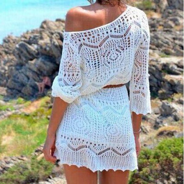 new hook flower blouse beach cover-up hollow out knit dress summer swimming bikini overwear solid 2019 fashion set no belt, Blue;gray
new hook flower blouse beach cover-up hollow out knit dress summer swimming bikini overwear solid 2019 fashion set no belt, Blue;gray