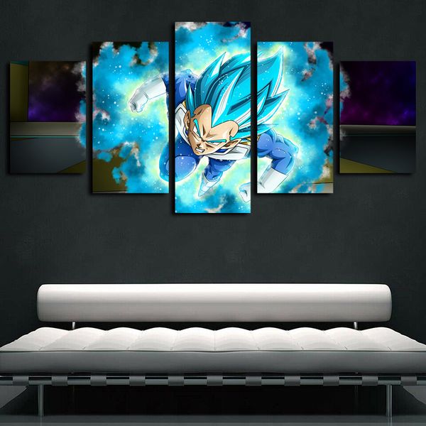 5 panels anime goku dragon ball z super vegeta saiyan artworks canvas wall art for kid home decor canvas print oil painting
5 panels anime goku dragon ball z super vegeta saiyan artworks canvas wall art for kid home decor canvas print oil painting