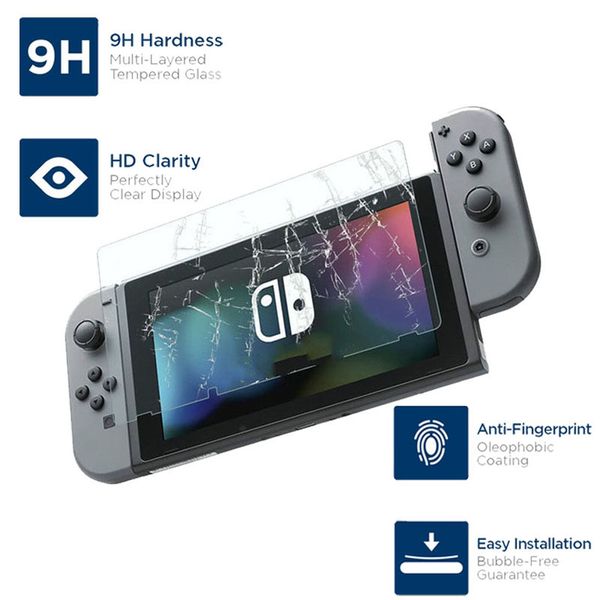 Закаленное стекло Защитные пленки Защитная пленка от царапин для Nintendo Switch NS ЖК-эк
Закаленное стекло Защитные пленки Защитная пленка от царапин для Nintendo Switch NS ЖК-эк