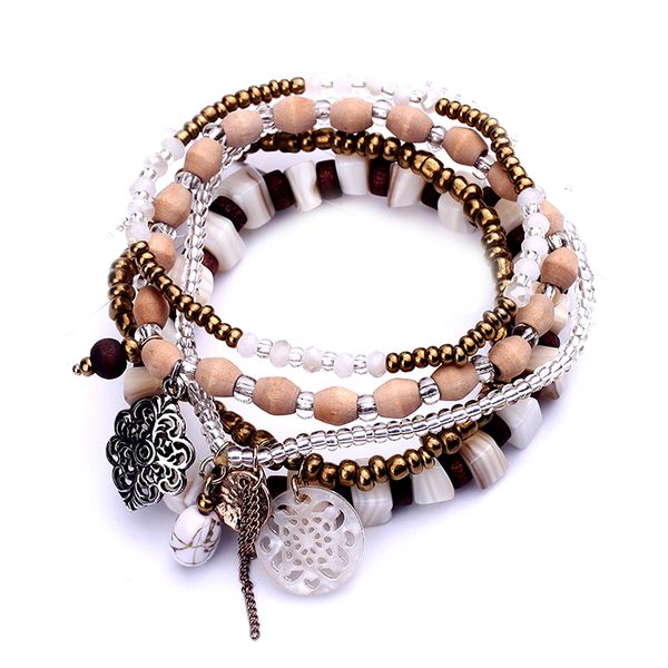 2019 new fashion wood bead bohemia elastic charms bracelets & bangles wooden beads bracelet multilayers, Black
2019 new fashion wood bead bohemia elastic charms bracelets & bangles wooden beads bracelet multilayers, Black