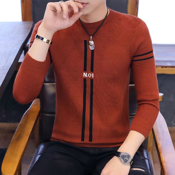 men's sweaters spring and autumn sweater slim style in korean version round neck jacket fashion all-match winter bottoming, White;black
men's sweaters spring and autumn sweater slim style in korean version round neck jacket fashion all-match winter bottoming, White;black