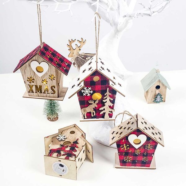 led light wood house christmas tree hanging ornaments holiday decorations xmas tree decorations ornaments new year
led light wood house christmas tree hanging ornaments holiday decorations xmas tree decorations ornaments new year