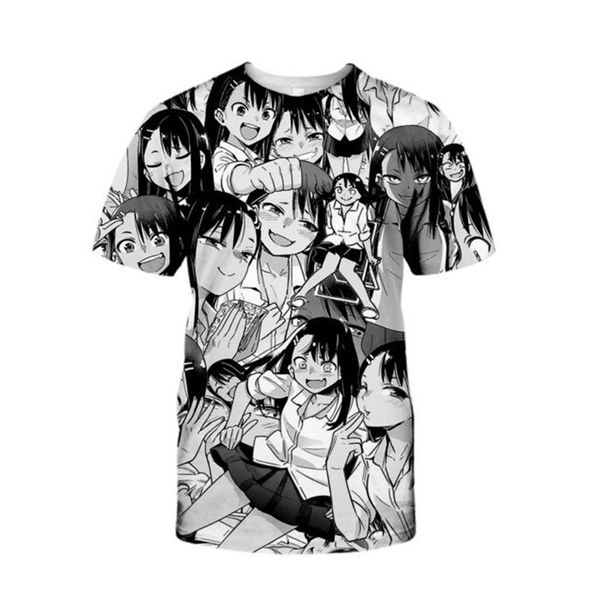 soshirl please dont bully me nagatoro t-shirt cool black white anime tee couple summer short sleeve hip hop t shirt, White;black
soshirl please dont bully me nagatoro t-shirt cool black white anime tee couple summer short sleeve hip hop t shirt, White;black