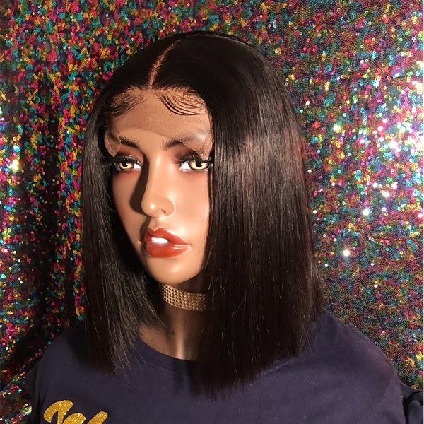4x4 remy bob short closure wigs glueless for black women lace closure human hair wig straight brazilian hair with baby hair 150%
4x4 remy bob short closure wigs glueless for black women lace closure human hair wig straight brazilian hair with baby hair 150%