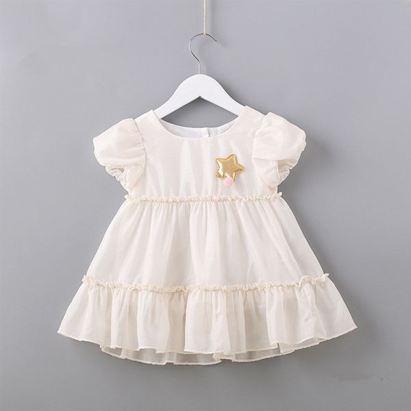 весна новый шифон baby girls dress summer girl dress with star appliques малыш детская одежда детская одежда 0-2t 2 цвета, Red;yellow 
весна новый шифон baby girls dress summer girl dress with star appliques малыш детская одежда детская одежда 0-2t 2 цвета, Red;yellow