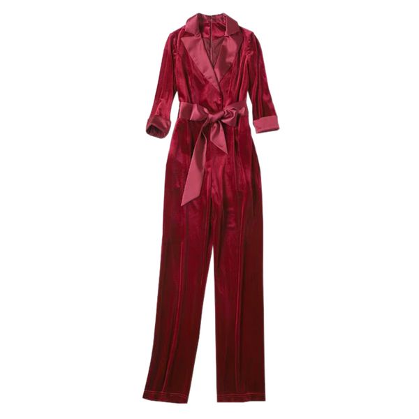 wine red jumpsuit plunging v neck notched collar 3/4 sleeve full length long pants elegant jumpsuits burgundy one piece overalls, Black;white
wine red jumpsuit plunging v neck notched collar 3/4 sleeve full length long pants elegant jumpsuits burgundy one piece overalls, Black;white