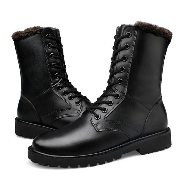 men fashion ankle boots winter / autumn men's motorcycle outdoor boots men's snow oxfords velvet keep warm shoes, Black
men fashion ankle boots winter / autumn men's motorcycle outdoor boots men's snow oxfords velvet keep warm shoes, Black