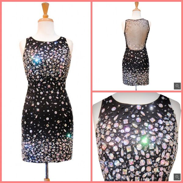 2019 new arrival short little black sheath column petite prom dress scoop neckline sheer back informal prom gowns prom gowns
2019 new arrival short little black sheath column petite prom dress scoop neckline sheer back informal prom gowns prom gowns