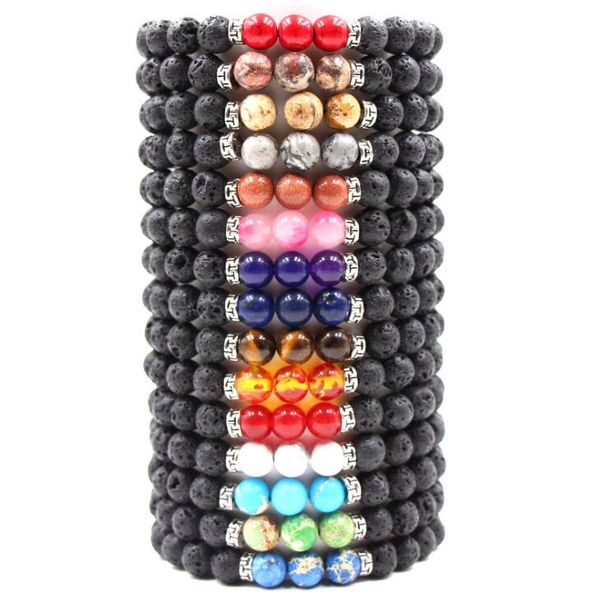 black lava stone imperial chakra beads essential oil diffuser bracelet balance yoga jewelry gd127
black lava stone imperial chakra beads essential oil diffuser bracelet balance yoga jewelry gd127