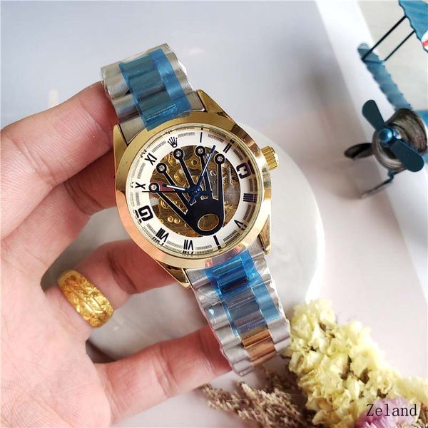 watch men automatic luxury waterproof watches silver strap blue stainless mens gmt mechanical wristwatch day date dg5, Black;brown
watch men automatic luxury waterproof watches silver strap blue stainless mens gmt mechanical wristwatch day date dg5, Black;brown