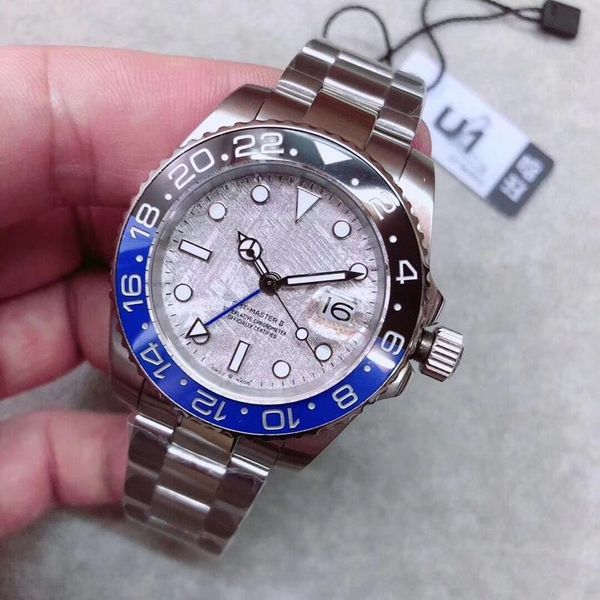 2019 gmt ii batman mens watch retro graffiti dial automatic mechanical 18ct stainless steel ceramic bezel sapphire glass watch, Slivery;brown
2019 gmt ii batman mens watch retro graffiti dial automatic mechanical 18ct stainless steel ceramic bezel sapphire glass watch, Slivery;brown