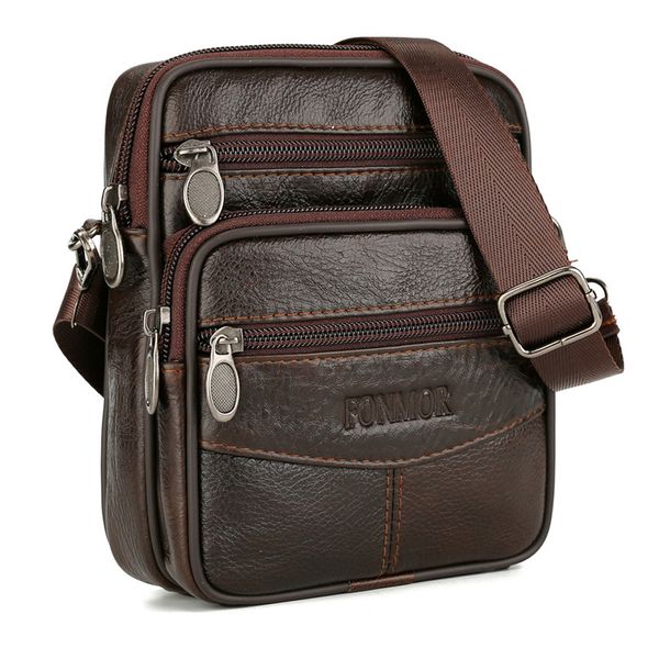 men business messenger bag genuine leather zipper design solid crossbody bags mens large capacity brown shoulder bag for man
men business messenger bag genuine leather zipper design solid crossbody bags mens large capacity brown shoulder bag for man