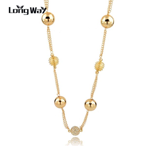 longway gold color chain necklaces for women with austrian crystal ball pendant high quanlity wedding jewelry sne160032103, Silver
longway gold color chain necklaces for women with austrian crystal ball pendant high quanlity wedding jewelry sne160032103, Silver