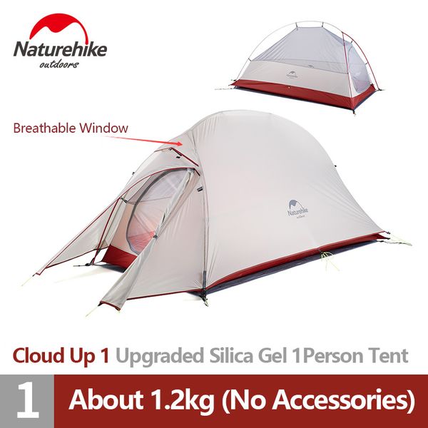 naturehike tent upgrade cloud up1 camping tent 20d silicone aluminum pole ultralight 1 persons four seasons tourist
naturehike tent upgrade cloud up1 camping tent 20d silicone aluminum pole ultralight 1 persons four seasons tourist