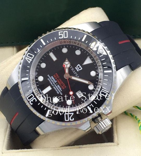 men's automatic watches mens mechanical 2813 watch baselworld rubber b strap sea 116660 pro hunter men 126660 steel wristwatches dwelle, Slivery;brown
men's automatic watches mens mechanical 2813 watch baselworld rubber b strap sea 116660 pro hunter men 126660 steel wristwatches dwelle, Slivery;brown