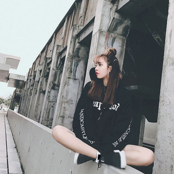 autumn winter casual women hoodies sweatshirts fashion letter printed pullovers ladies loose hooded sweatshirts m-xl, Black
autumn winter casual women hoodies sweatshirts fashion letter printed pullovers ladies loose hooded sweatshirts m-xl, Black