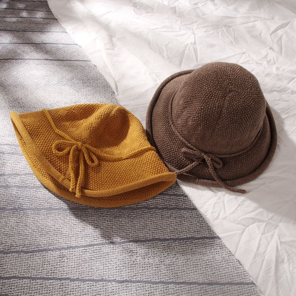 sparsil women winter wool knitted bucket hat dome curl brim with bot-knot caps female fashion foldable wool beanies girls, Blue;gray
sparsil women winter wool knitted bucket hat dome curl brim with bot-knot caps female fashion foldable wool beanies girls, Blue;gray