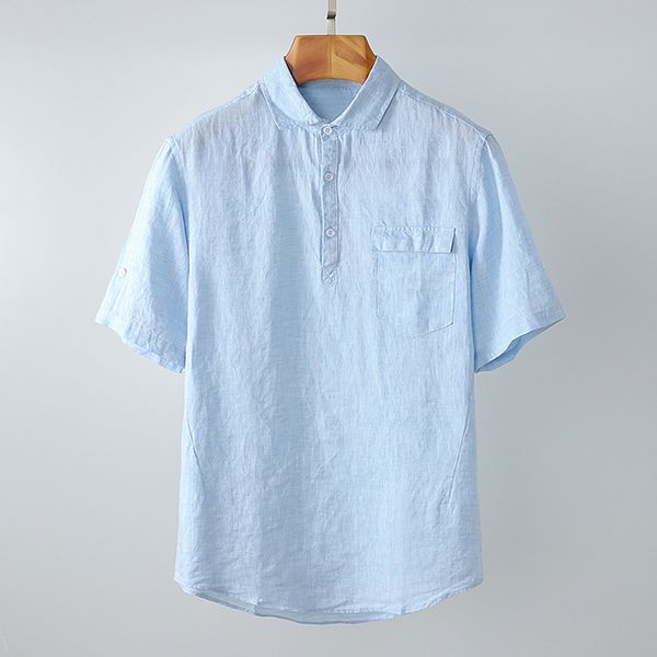 100%linen short sleeve shirts men 2020 summer turn-down collar solid white pocket decoration casual pullover shirt, White;black
100%linen short sleeve shirts men 2020 summer turn-down collar solid white pocket decoration casual pullover shirt, White;black