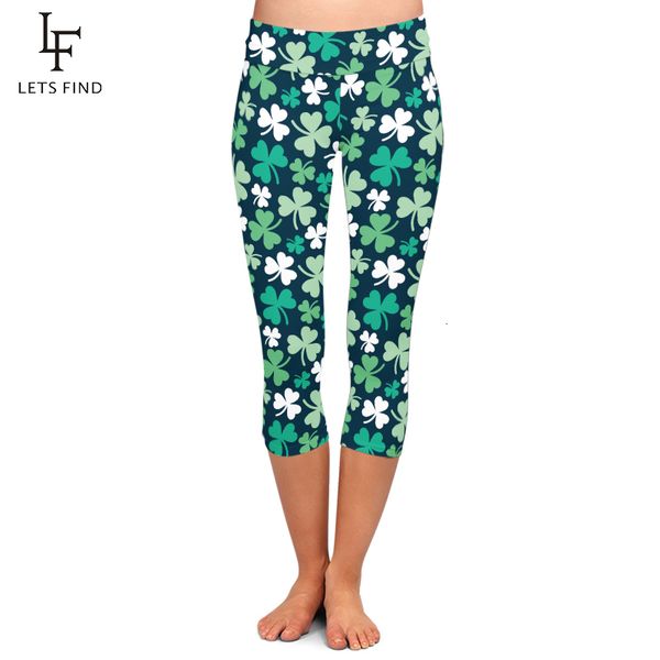 capri fashion simple design women's leggings seamless 3d clover print high waist plus size mid-calf 3/4 stretch casual pants, Black
capri fashion simple design women's leggings seamless 3d clover print high waist plus size mid-calf 3/4 stretch casual pants, Black