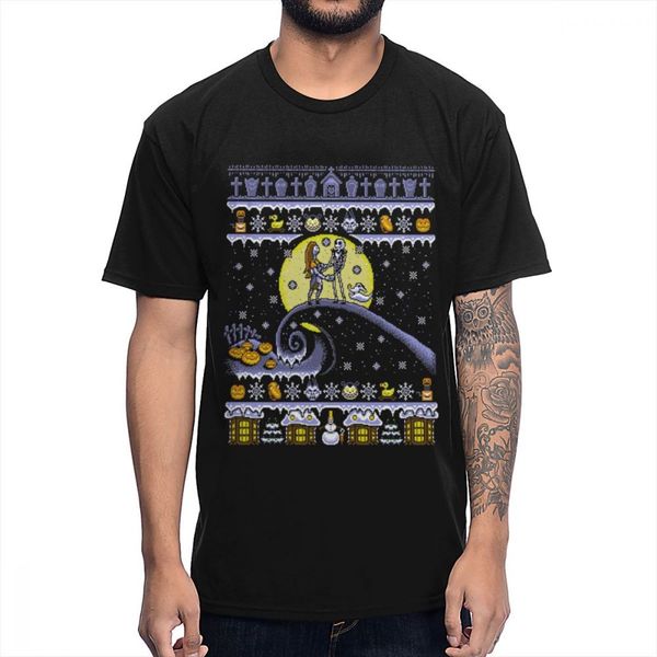 a romantic nightmare before christmas t shirt vintage streetwear homme tee shirt pure cotton s-6xl plus size t-shirt, White;black
a romantic nightmare before christmas t shirt vintage streetwear homme tee shirt pure cotton s-6xl plus size t-shirt, White;black