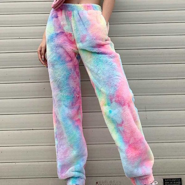 women's pants & capris fashion plush trousers women loose and comfortable pantalon femme casual streetwear harajuku long woman clothes, Black;white
women's pants & capris fashion plush trousers women loose and comfortable pantalon femme casual streetwear harajuku long woman clothes, Black;white