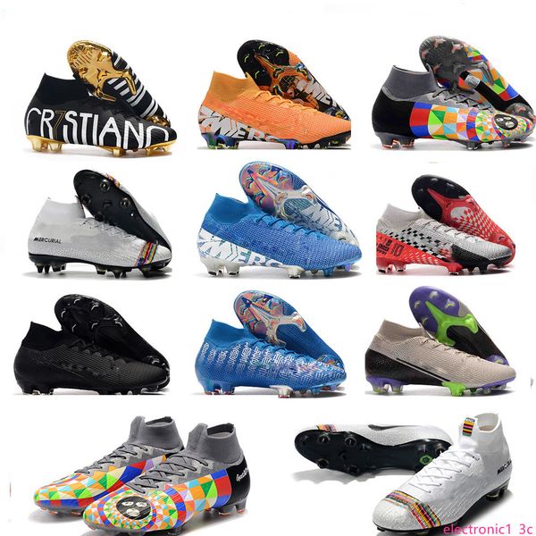 2019 мужчин mercurial superfly vi 360 elite fg kj 6 xii 13 cr7 mens футбол бутсы роналдо неймар высокий каблук обувь acc бутсы, Black;green
2019 мужчин mercurial superfly vi 360 elite fg kj 6 xii 13 cr7 mens футбол бутсы роналдо неймар высокий каблук обувь acc бутсы, Black;green